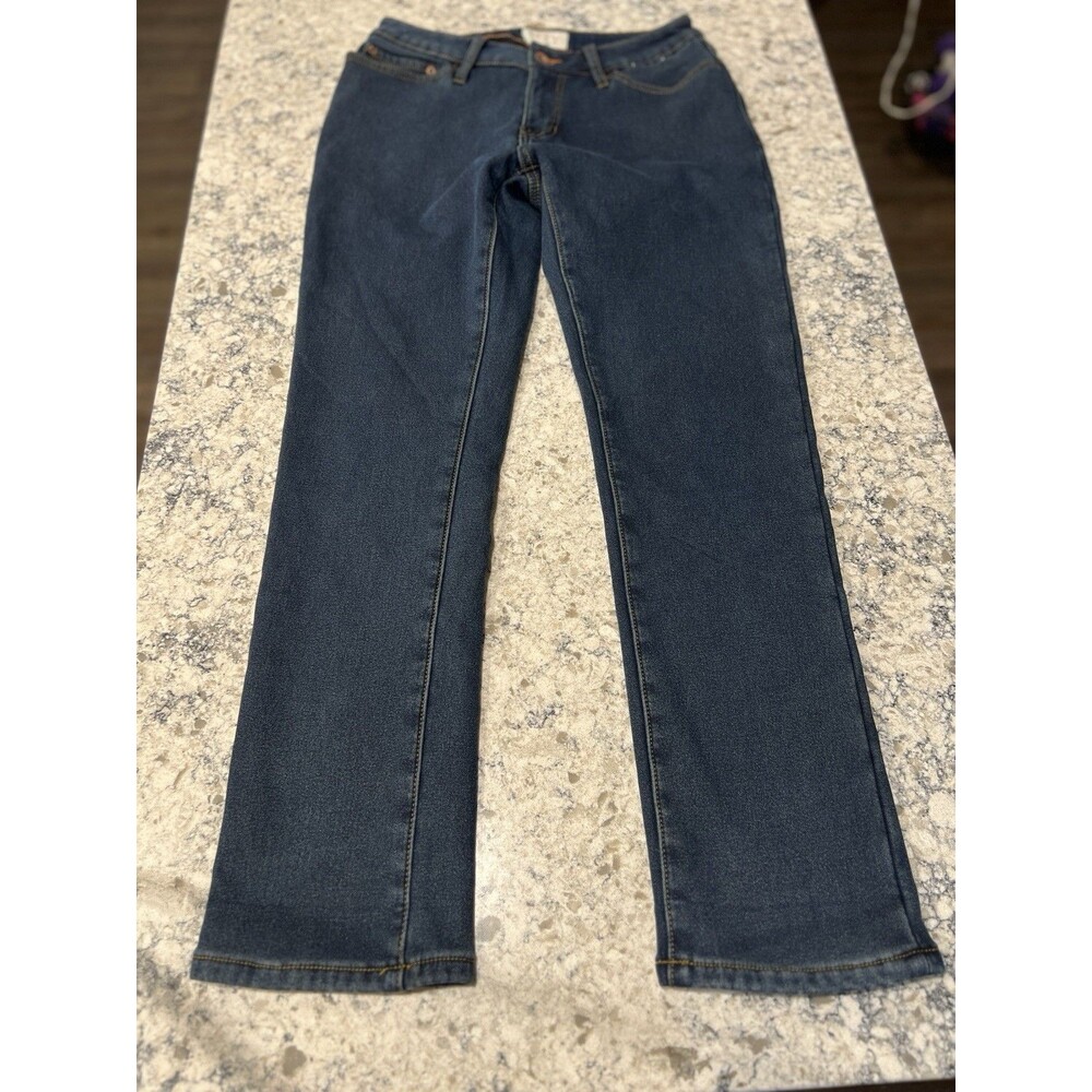 Weatherproof Vintage Fleece Lined Jeans Blue Size W8  L30(29) Slim Straight